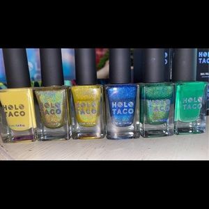 Holo Taco nail polishes